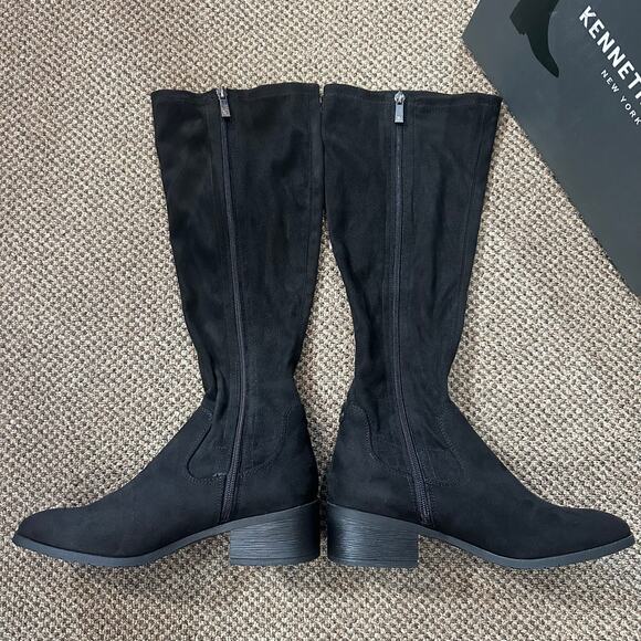 Kenneth Cole Women's Stanford Stretch Tall Boots Black Size 7 - Picture 3 of 5